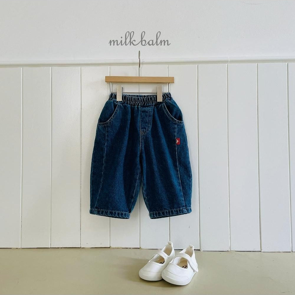 Round Denim Pants [milk balm]（2026AW） 30