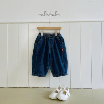 Round Denim Pants [milk balm]（2026AW） 30