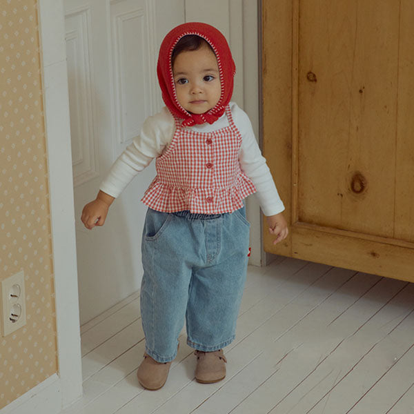 Round Denim Pants [milk balm]（2026AW） 1