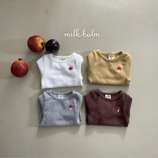 Mushroom Tee [milk balm]（2026AW） 1