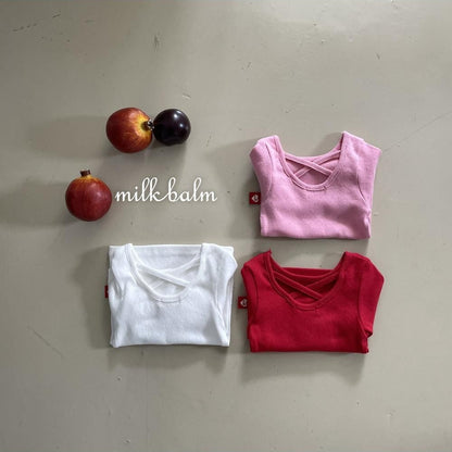 X Eyelet Tee [milk balm]（2026AW） 4