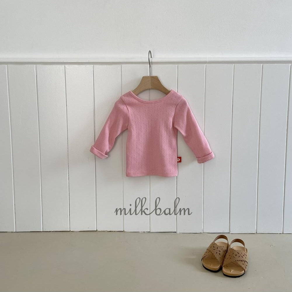 X Eyelet Tee [milk balm]（2026AW） 7