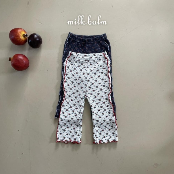 Bloom Waffle Pants [milk balm]（2026AW） 1