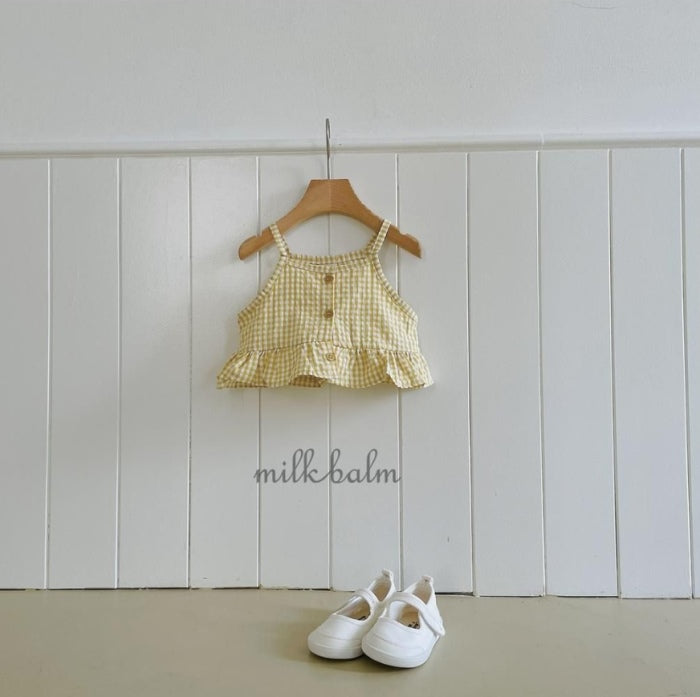 Candy Check Bustier [milk balm]（2026AW） 1
