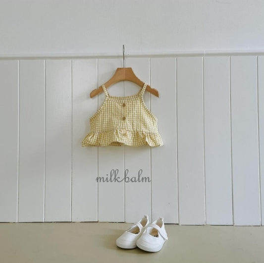 Candy Check Bustier [milk balm]（2026AW） 1