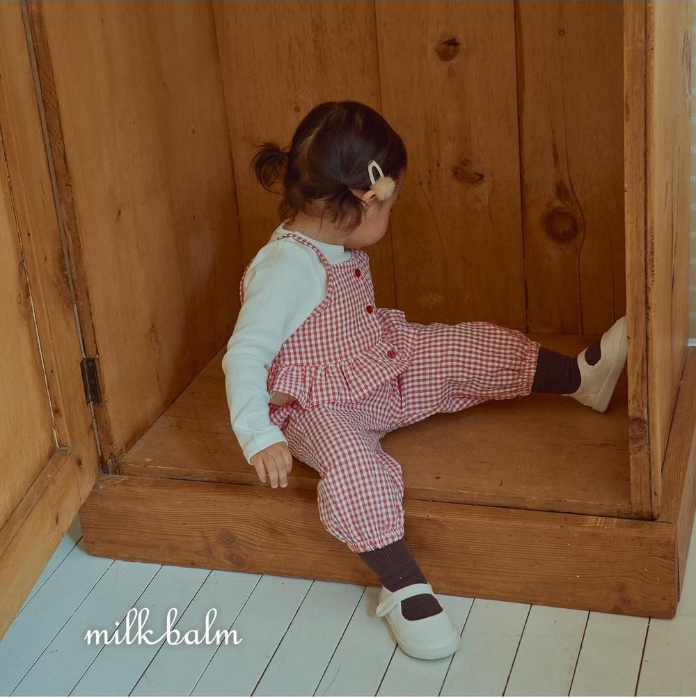 Candy Check Pants [milk balm]（2026AW） 6
