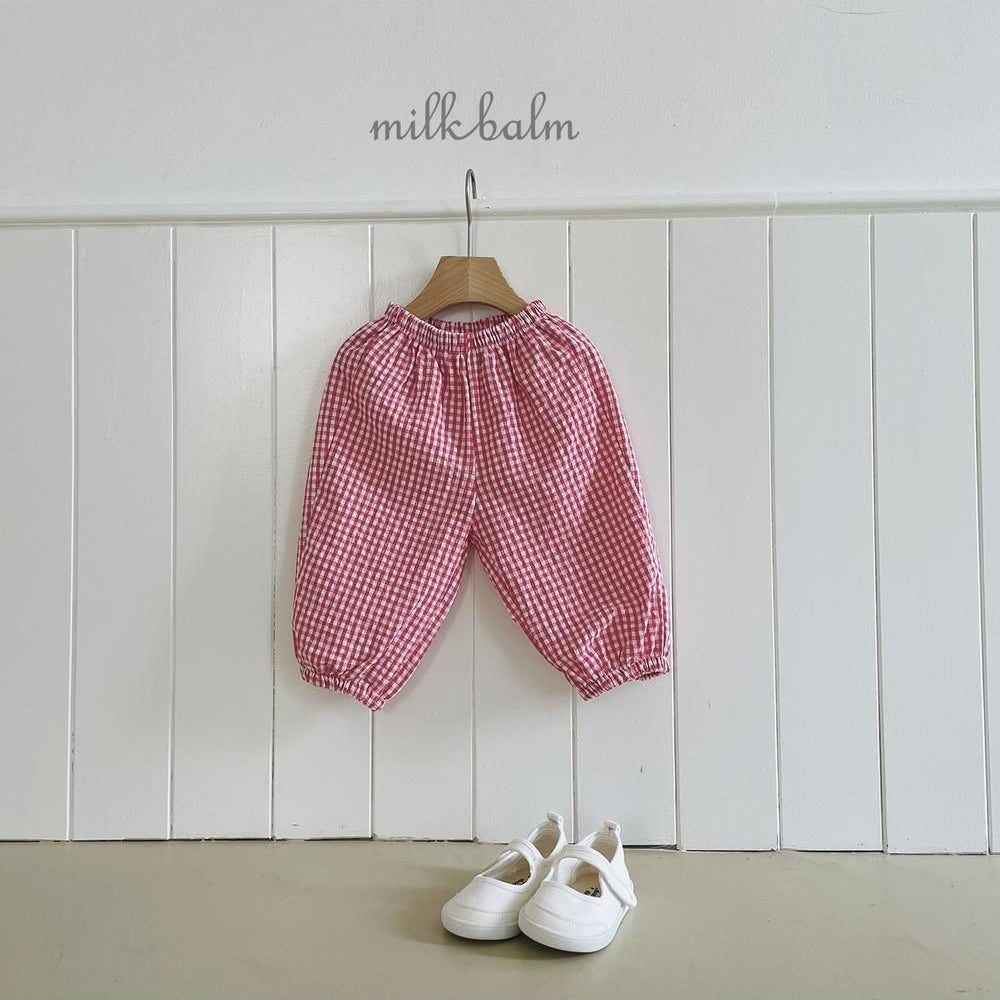 Candy Check Pants [milk balm]（2026AW） 12