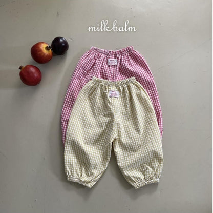 Candy Check Pants [milk balm]（2026AW） 1