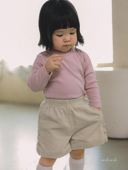 Ribbed Tee [melmel]（2026AW） 20