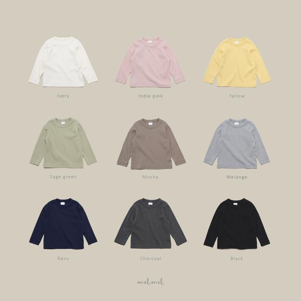 Ribbed Tee [melmel]（2026AW） 21