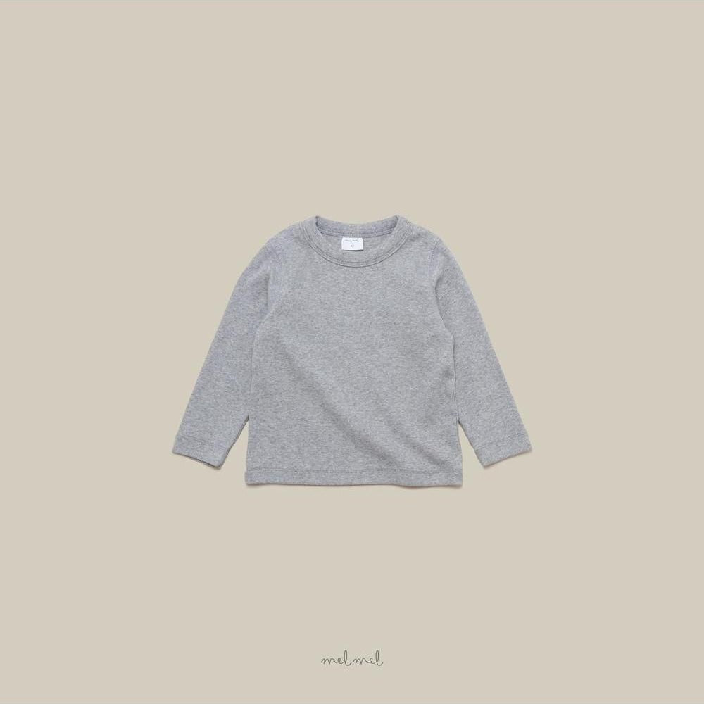 Ribbed Tee [melmel]（2026AW） 28