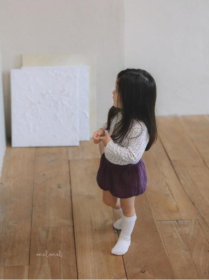 Embossed Short Bloomer [melmel]（2026AW） 12