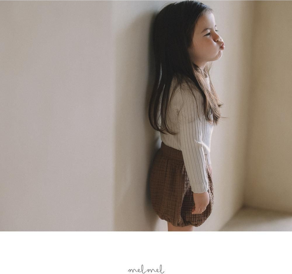 Embossed Short Bloomer [melmel]（2026AW） 15