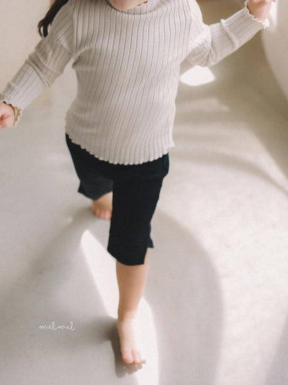 Capri Ribbed Pants [melmel]（2026AW） 4