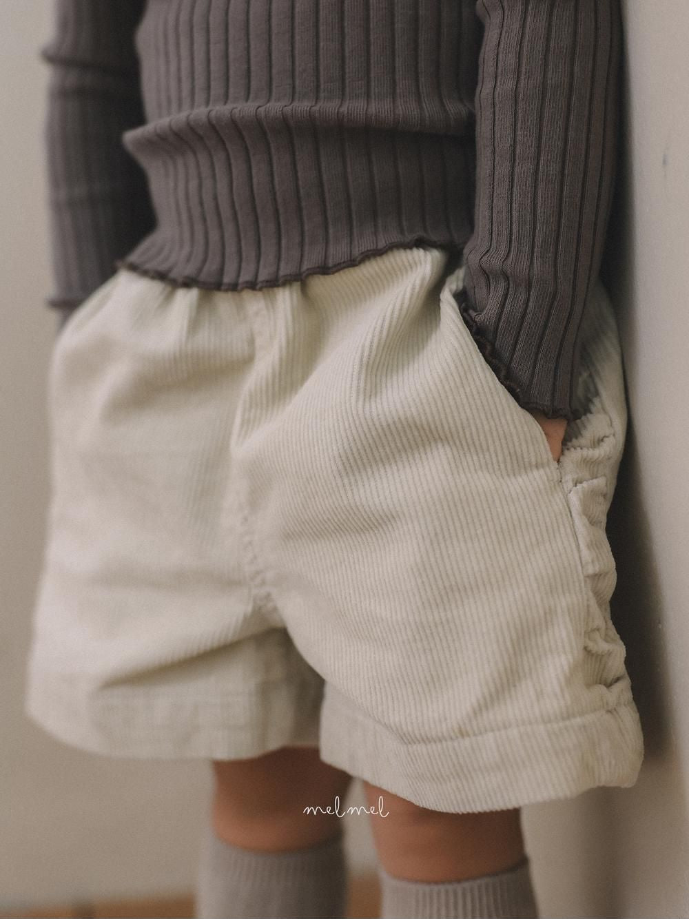 Corduroy Shorts [melmel]（2026AW） 3