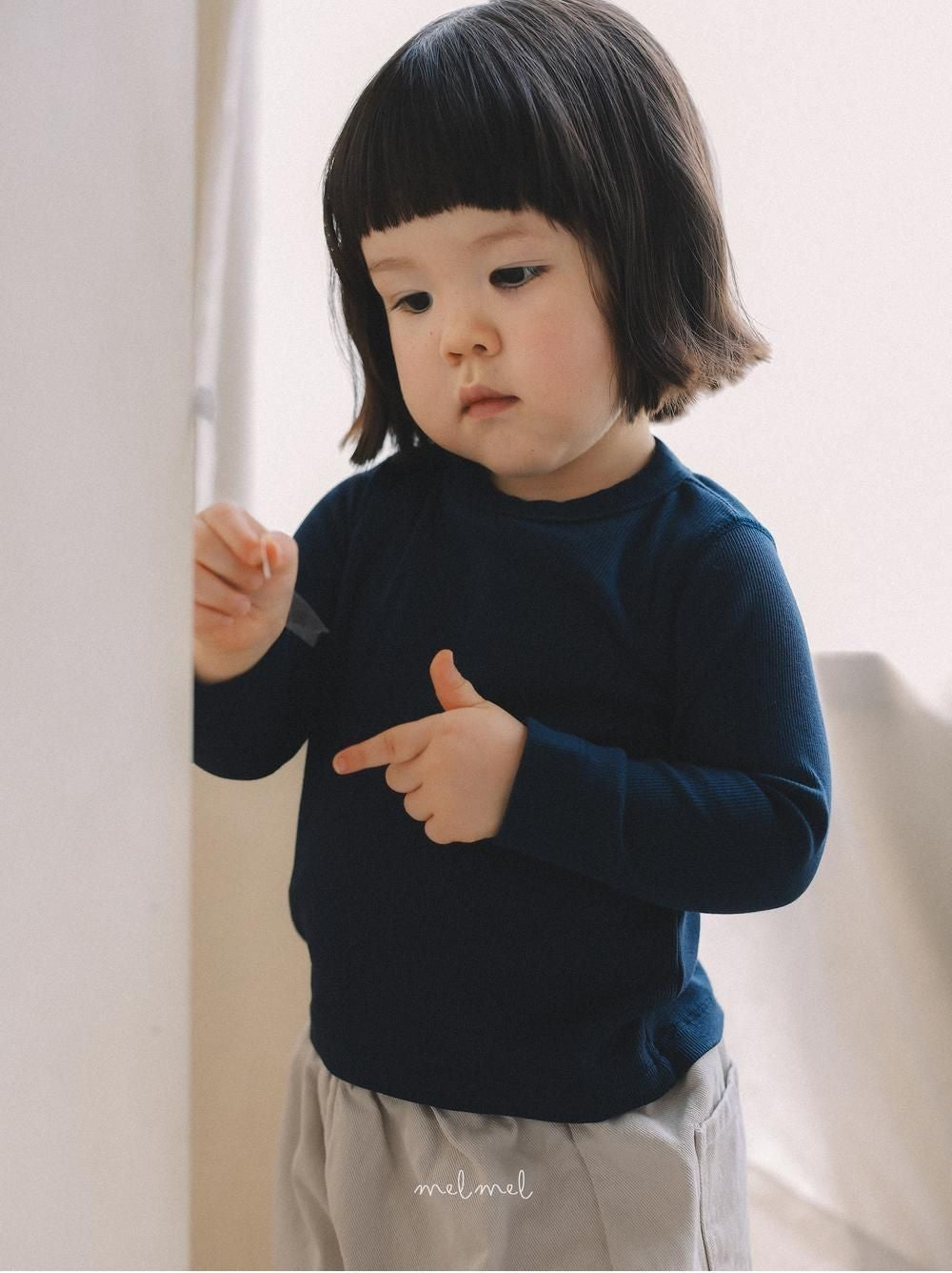 Cotton Baggy Pants [melmel]（2026AW） 5