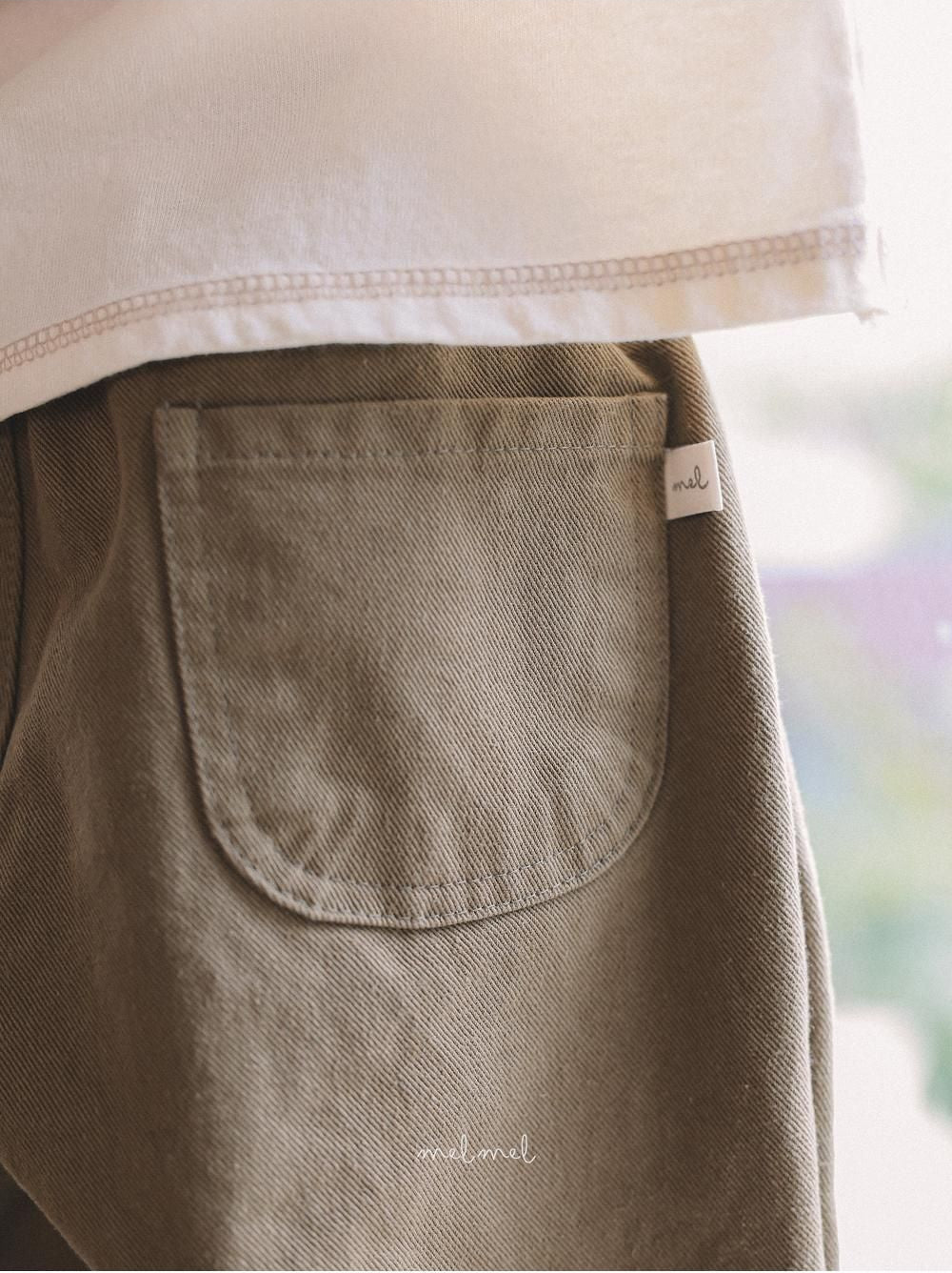Cotton Baggy Pants [melmel]（2026AW） 11