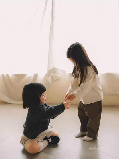 Cotton Baggy Pants [melmel]（2026AW） 12