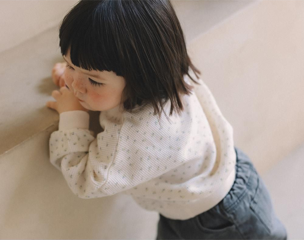 Print Waffle Sweatshirt [melmel]（2026AW） 5