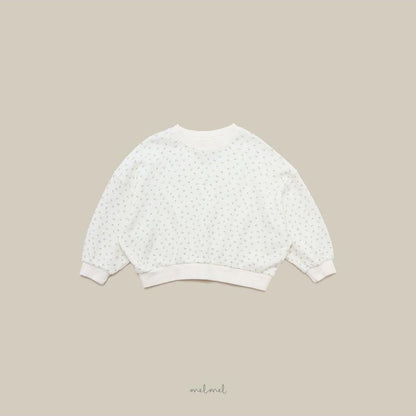 Print Waffle Sweatshirt [melmel]（2026AW） 14