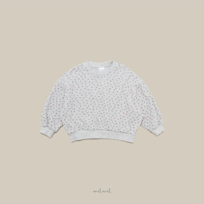 Print Waffle Sweatshirt [melmel]（2026AW） 15