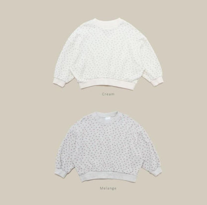 Print Waffle Sweatshirt [melmel]（2026AW） 1