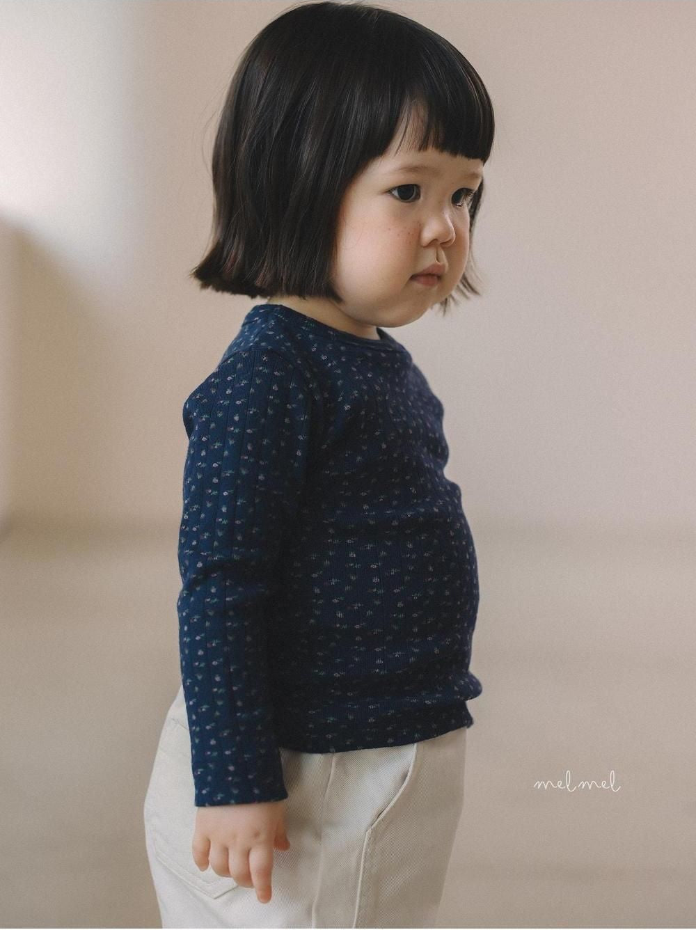 Flower Ribbed Tee [melmel]（2026AW） 12