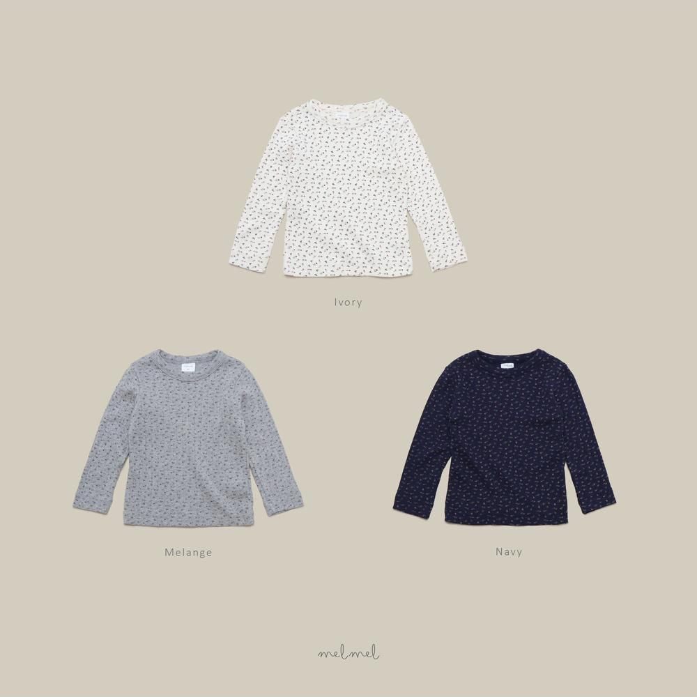 Flower Ribbed Tee [melmel]（2026AW） 17