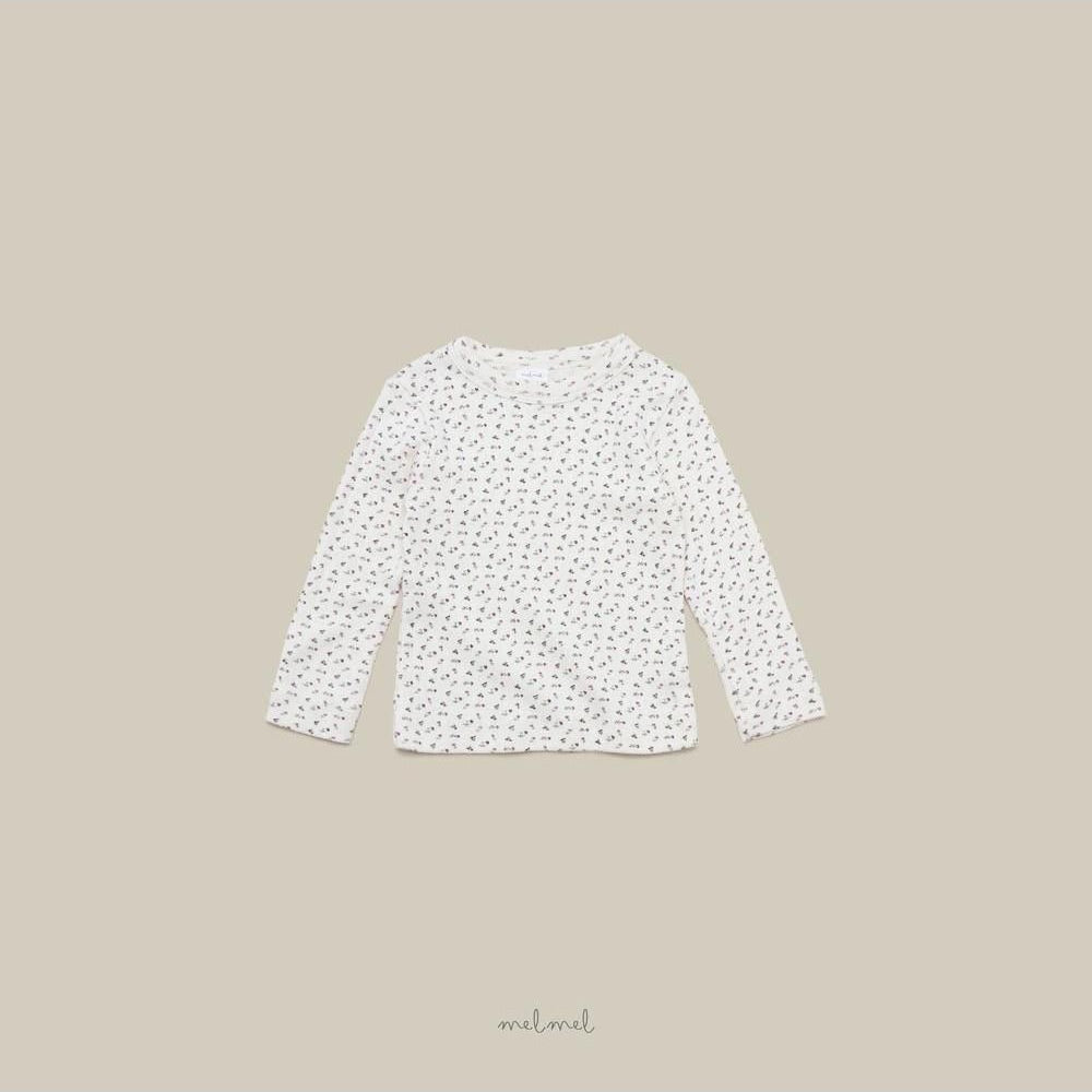 Flower Ribbed Tee [melmel]（2026AW） 19