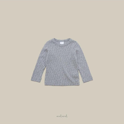Flower Ribbed Tee [melmel]（2026AW） 20