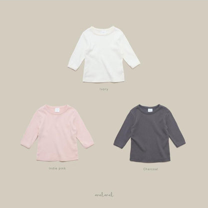 Pincord Three-Quarter Tee [melmel]（2026AW） 14