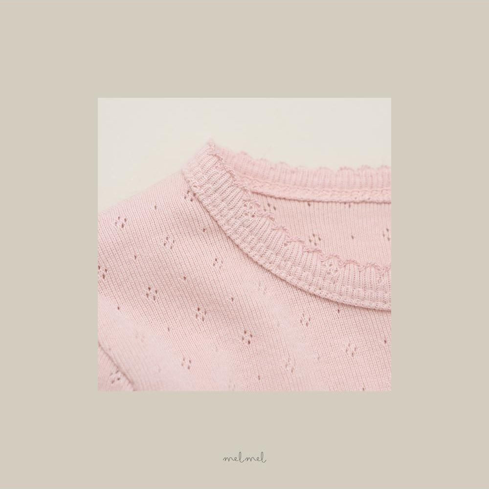 Pincord Three-Quarter Tee [melmel]（2026AW） 15