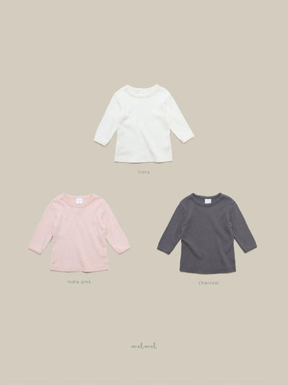 Pincord Three-Quarter Tee [melmel]（2026AW） 20