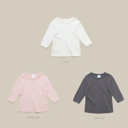 Pincord Three-Quarter Tee [melmel]（2026AW） 2