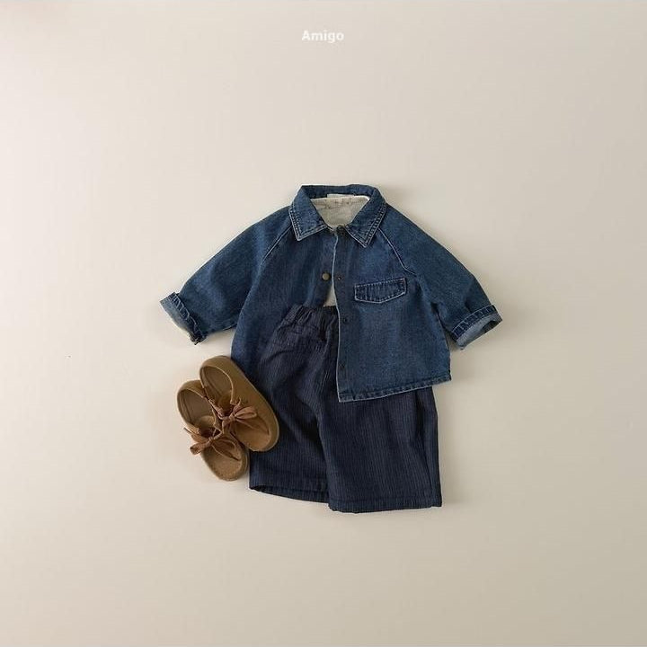 Three-Quarter Herringbone Denim [amigo]（2026AW） 12
