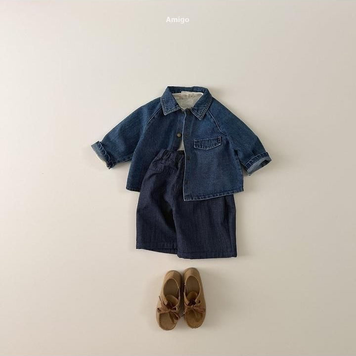 Three-Quarter Herringbone Denim [amigo]（2026AW） 13