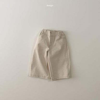 Curved Denim Pants Natural [amigo]（2026AW） 3