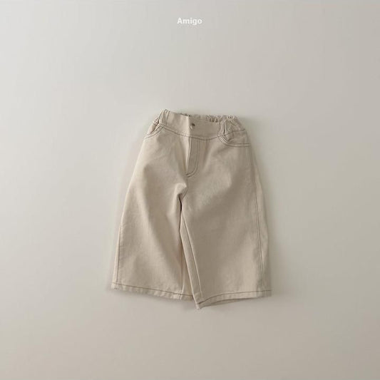 Curved Denim Pants Natural [amigo]（2026AW） 3