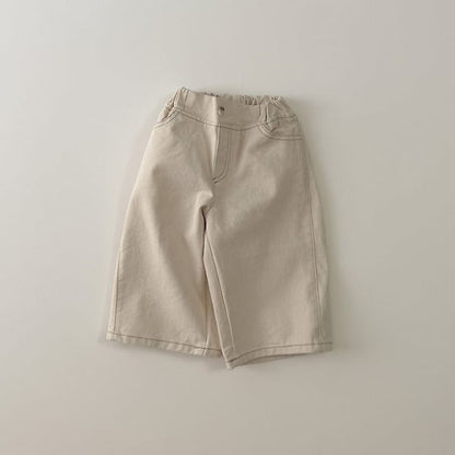 Curved Denim Pants Natural [amigo]（2026AW） 1