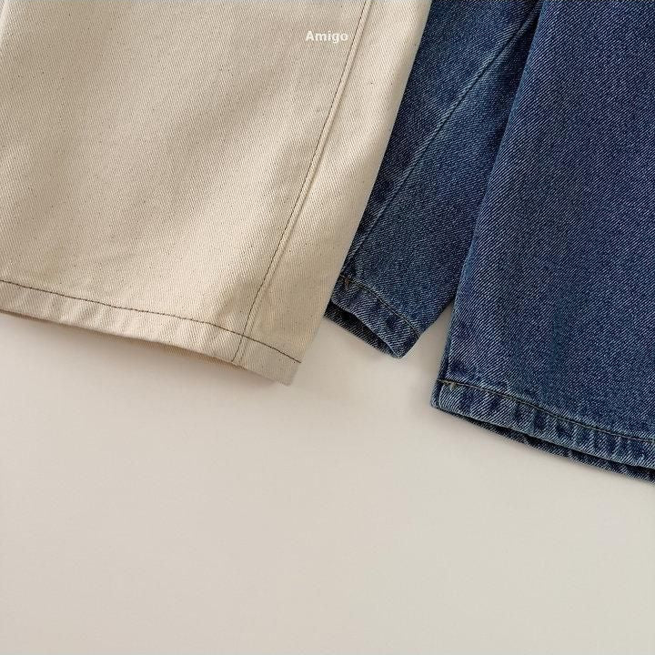 Curved Denim Pants Denim [amigo]（2026AW） 6