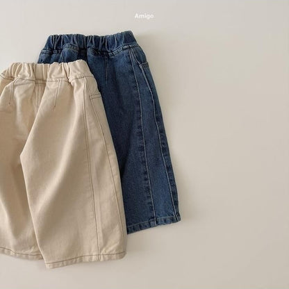 Curved Denim Pants Denim [amigo]（2026AW） 7