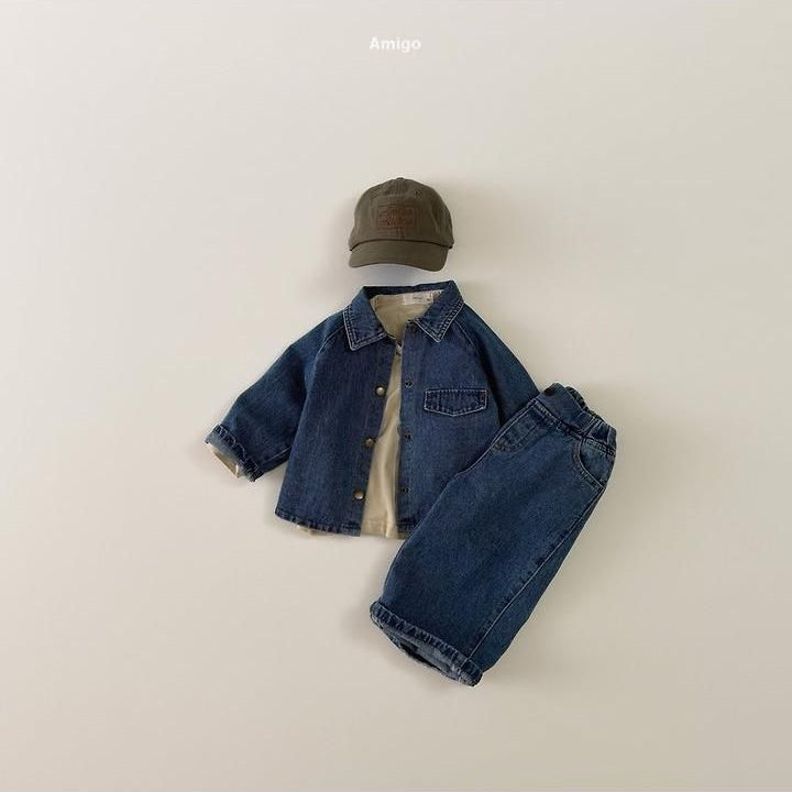 Curved Denim Pants Denim [amigo]（2026AW） 8