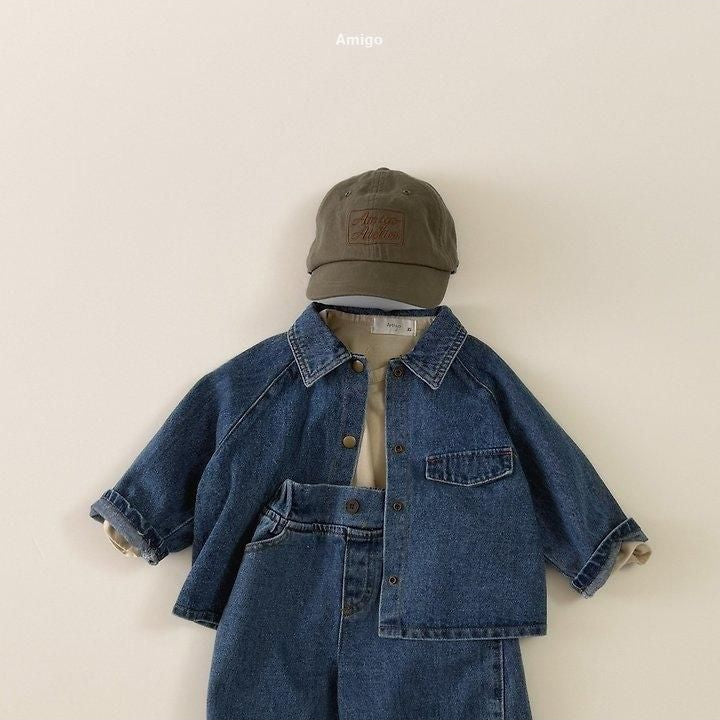 Curved Denim Pants Denim [amigo]（2026AW） 10