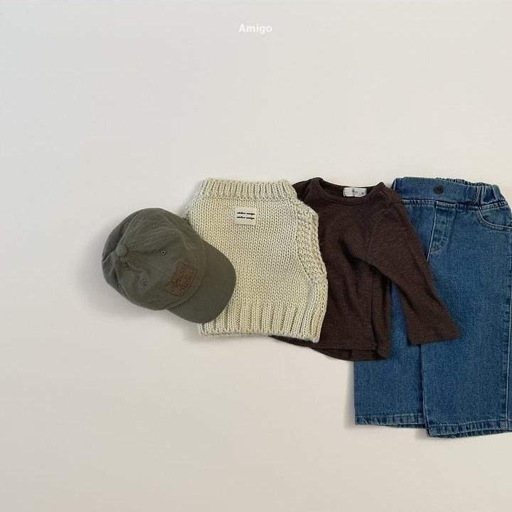 Curved Denim Pants Denim [amigo]（2026AW） 15