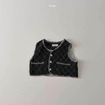Quilted Mellow Vest [amigo]（2026AW） 3
