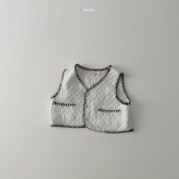 Quilted Mellow Vest [amigo]（2026AW） 4