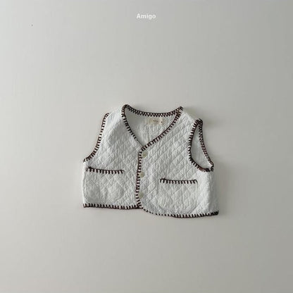 Quilted Mellow Vest [amigo]（2026AW） 4