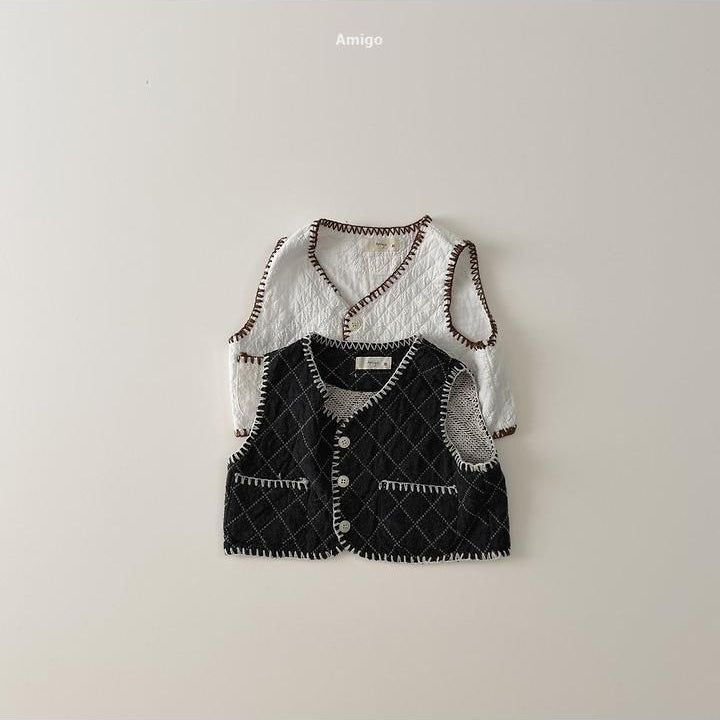 Quilted Mellow Vest [amigo]（2026AW） 5