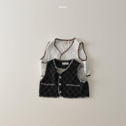 Quilted Mellow Vest [amigo]（2026AW） 5