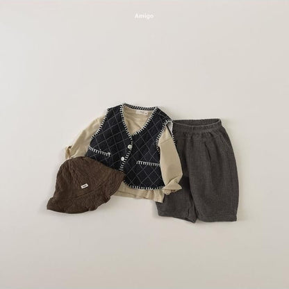 Quilted Mellow Vest [amigo]（2026AW） 13